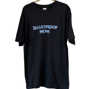 Gildan Activewear "Bulletproof Monk" Promotional Short Sleeve Tee Shirt Black Si